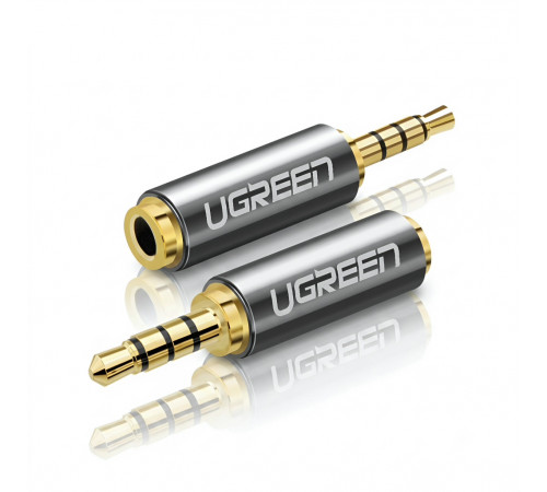 Аудио-переходник | AUX 2.5mm (папа) на AUX 3.5mm (мама) | UGREEN 20501